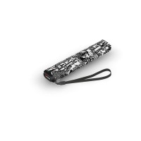 Knirps US.050 ultra light slim manual story black - ľahký dámsky skladací plochý dáždnik