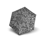 Knirps US.050 ultra light slim manual story black - ľahký dámsky skladací plochý dáždnik