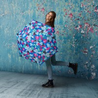 Knirps US.050 ultra light slim manual heartbreak - ľahký dámsky skladací plochý dáždnik