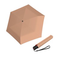 KNIRPS U.200 Ultra Light Duomatic peach - elegantný dámsky plne automatický dáždnik