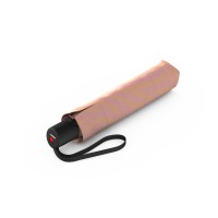 KNIRPS A.200 MEDIUM DUOMATIC Zebra Peach - elegantný dámsky plnoautomatický dáždnik