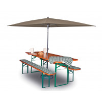 SUNLINE WATERPROOF 230 x 190 cm - naklápací balkónový slnečník