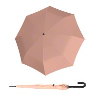 KNIRPS A.760 STICK AUTOMATIC Zebra Peach - elegantný holový vystreľovací dáždnik