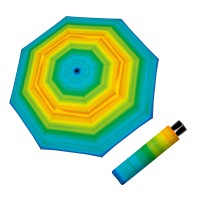 Fiber Mini Happy green - dámsky skladací dáždnik