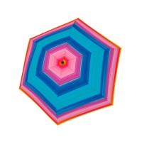 Fiber Havanna Happy pink - dámsky skladací dáždnik