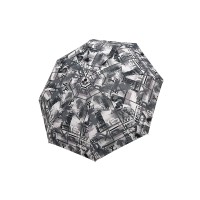 Hit Mini Youth Black & White - dámsky skladací dáždnik