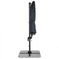 RAVENNA 330 cm - veľký záhradný výkyvný slnečník s bočnou tyčou