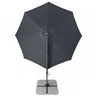 RAVENNA 330 cm - veľký záhradný výkyvný slnečník s bočnou tyčou