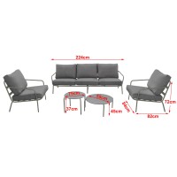 CALISTA - 5-dielna záhradná súprava