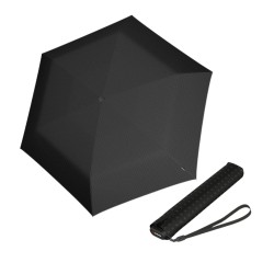 Knirps US.050 ultra light slim manual Mat Cross - ľahký dámsky skladací plochý dáždnik