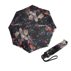 Knirps A 200 Medium Duomatic Joy Black - elegantný plno automatický dáždnik