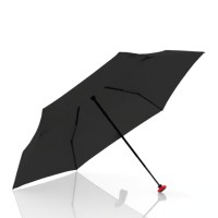Knirps Mini Midnight Black - elegantný skladací dáždnik