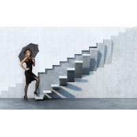 Knirps T.200 Animal stone- elegantný dámsky plne automatický dáždnik