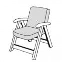 Podušky na stoličky a kreslá s nízkym operadlom